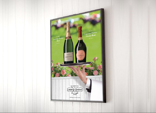 Laurent-Perrier Poster for the Galways Races